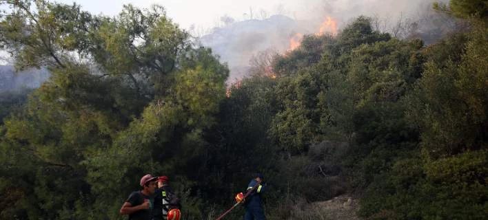 Υπό μερικό έλεγχο η φωτιά στο χωριό Σπίνα στα Χανιά -Κάηκαν 600 στρέμματα